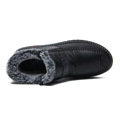 Botas de Invierno Antideslizantes de Cuero OrthoFit para Mujer