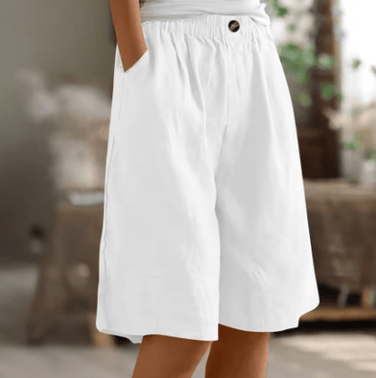 Shorts Sueltos de Lino Cecilia