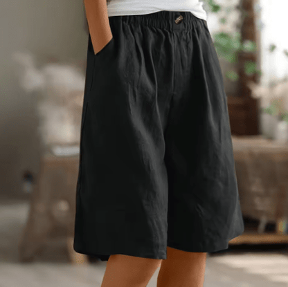 Shorts Sueltos de Lino Cecilia